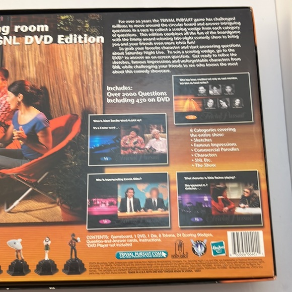 Trivial Pursuit DVD SNL Edition Saturday Night Live Parker Brothers 2004 Game - Picture 15 of 16